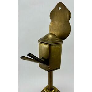 Antique Oil Canister Brass Oiler Wall Hanging